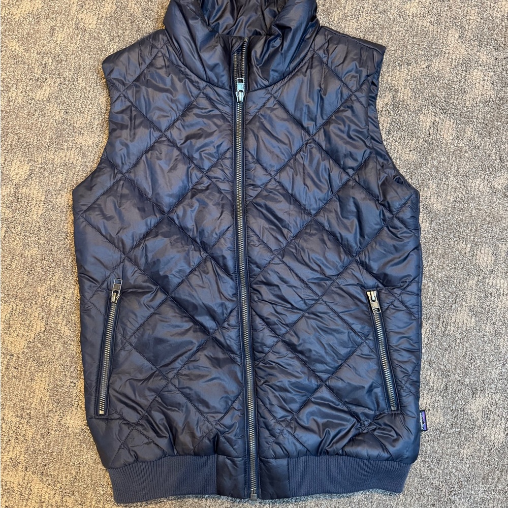 Patagonia Dark Blue Quilted Vest
